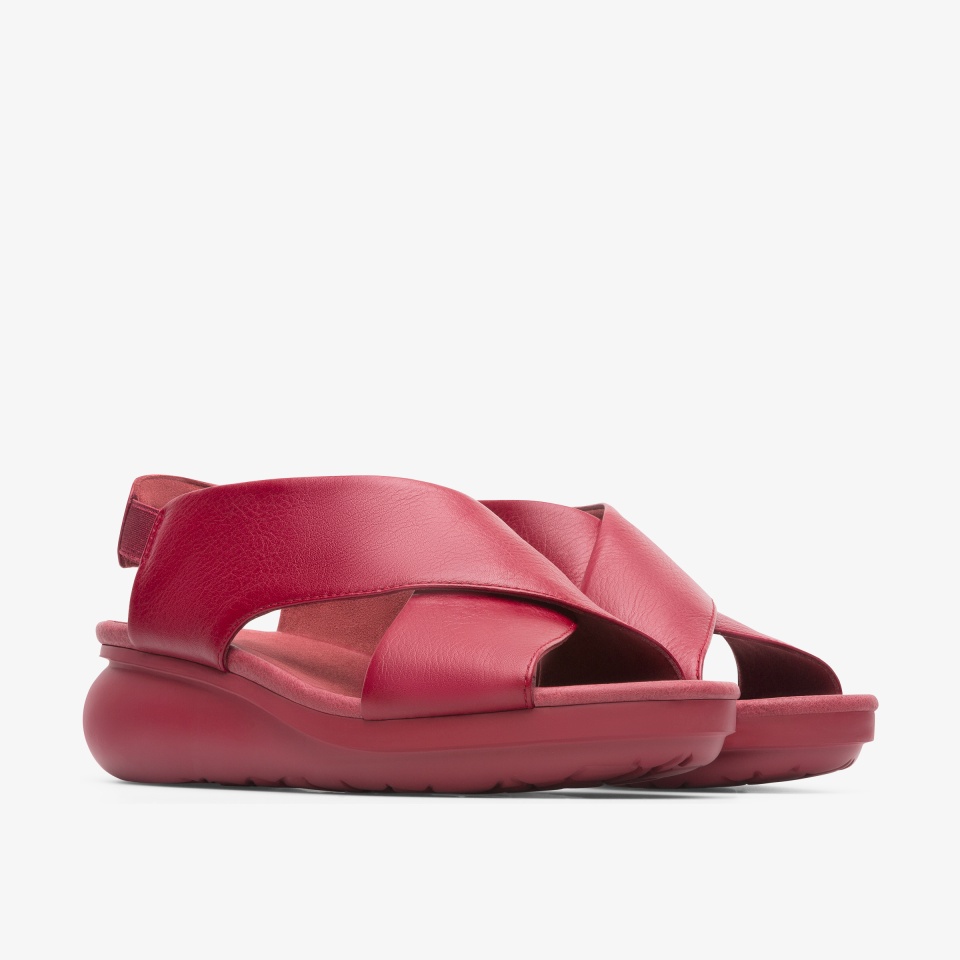 Camper Balloon Claret - Camper Women's Wedges ||1589-LMJVB||